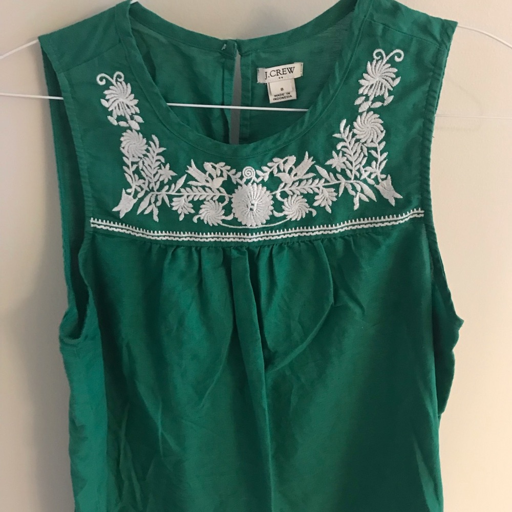 J. Crew linen tank